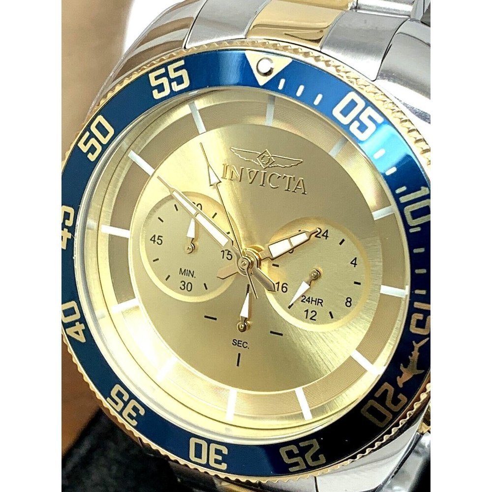 Invicta Men's Watch 30057 Pro Diver Quartz Chronograph Two Tone Stainless Steel